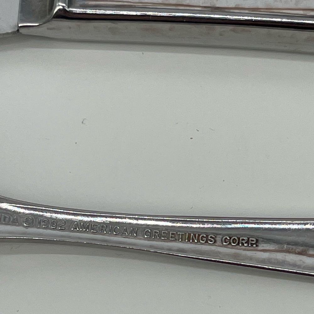 1982 Oneida Strawberry Shortcake Children's Stainles Steel Fork and Knife - Picture 5 of 5